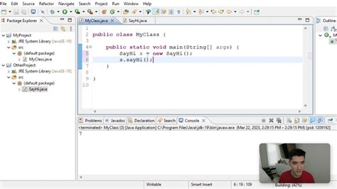 java import test class from another package|java include class.